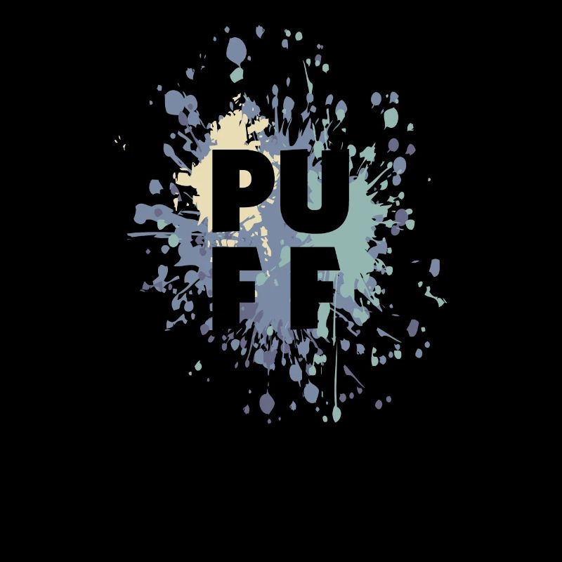 Geiler Puff Farbspritzer