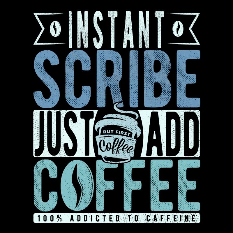 Schreiber Kaffee Spruch