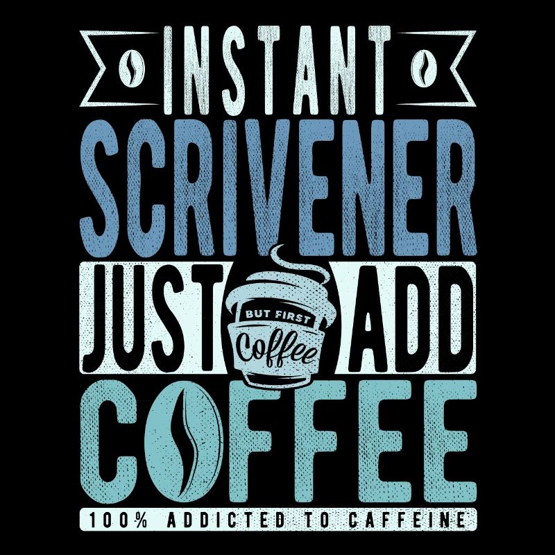 Schreiber Kaffee Spruch