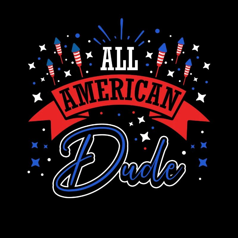 All American Dude 4. Juli Feuerwerkskörper