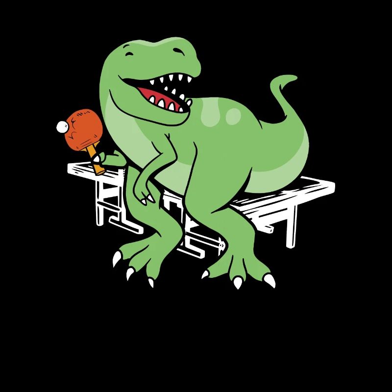 Table tennis dinosaurs