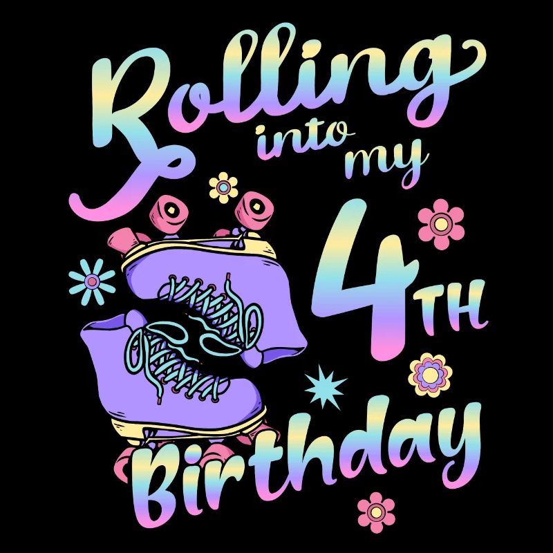 Roulant dans mon 4e anniversaire Quad Skater