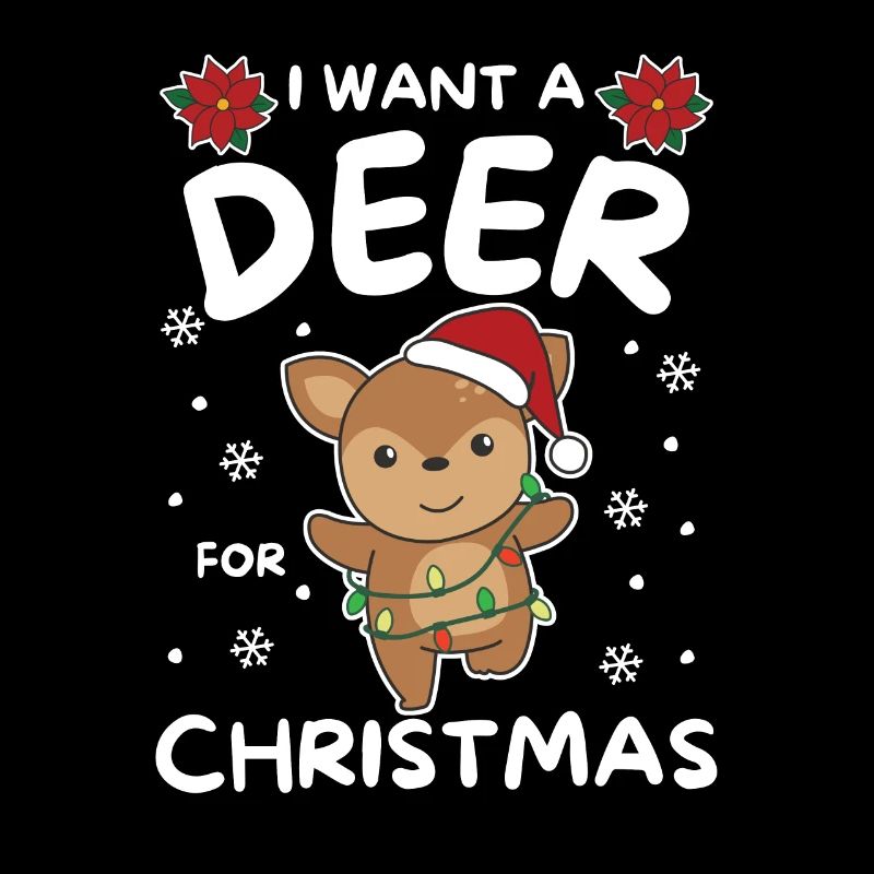 Ich will ein Reh zu Weihnachten süße Rehe