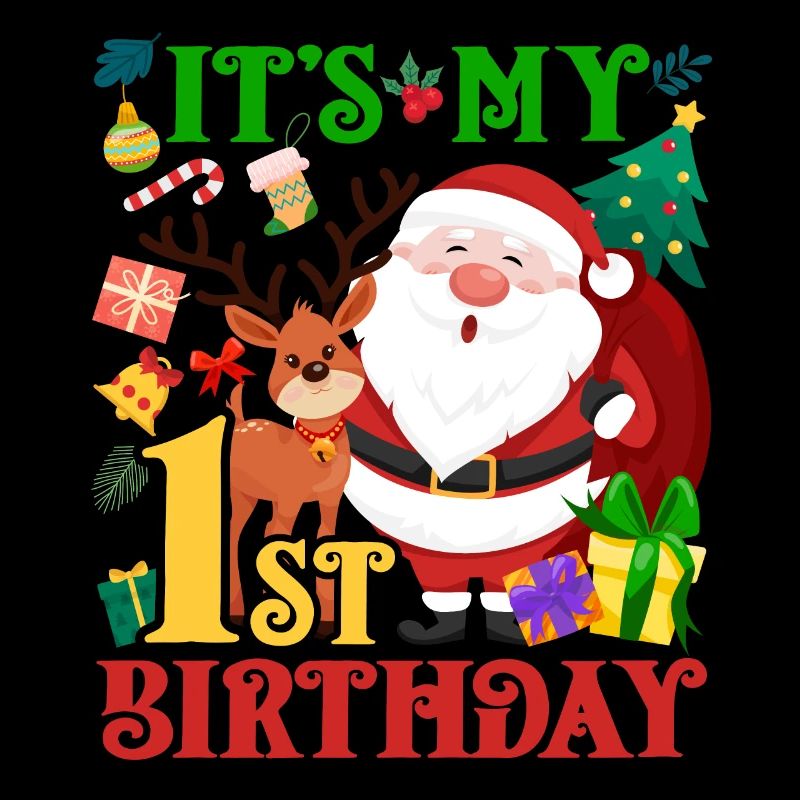 C’est mon 1er anniversaire Père Noël
