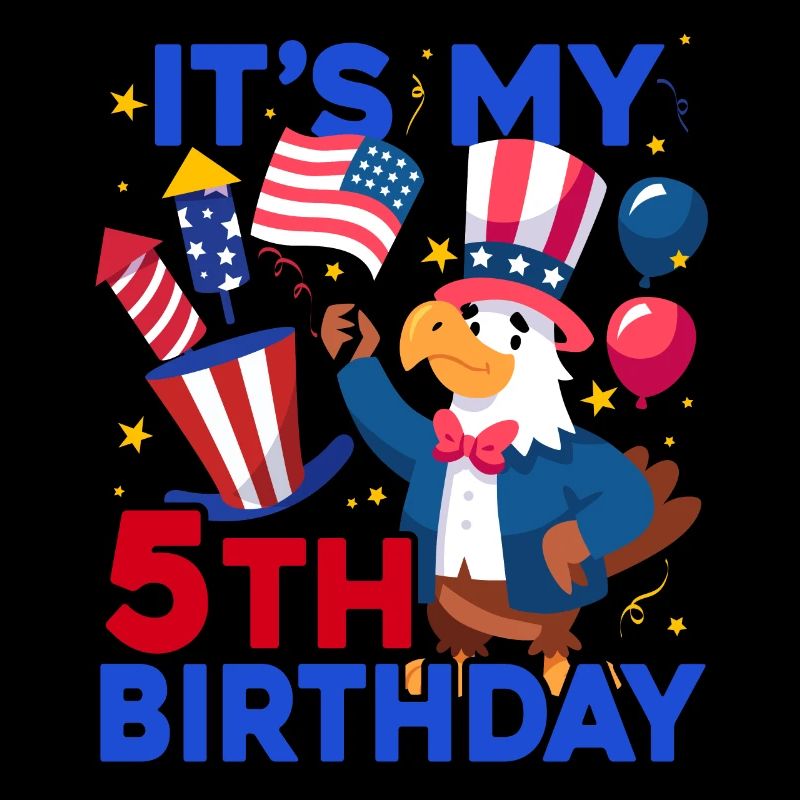 Es Ist Mein 5. Geburtstag Firecracker Kid 4th Of