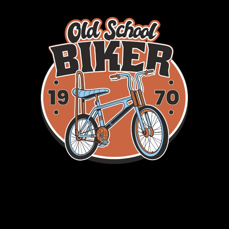Old School Biker 1970. 53rd birthday