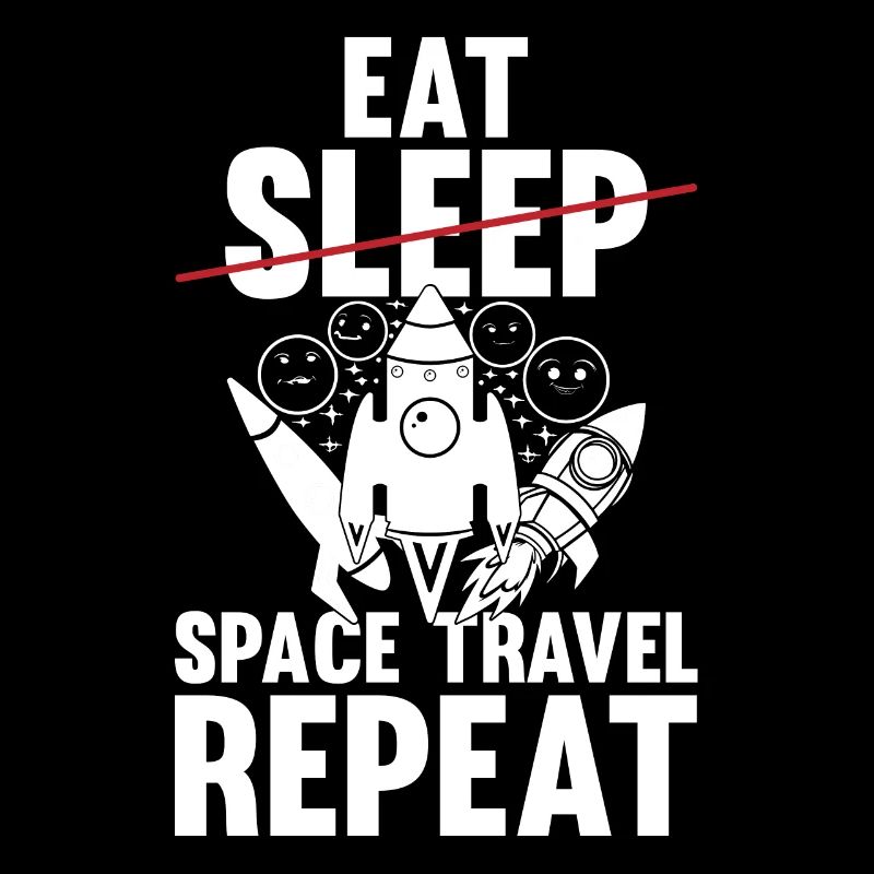 Space Rocket Ship Planets - Eat Sleep Space Travel