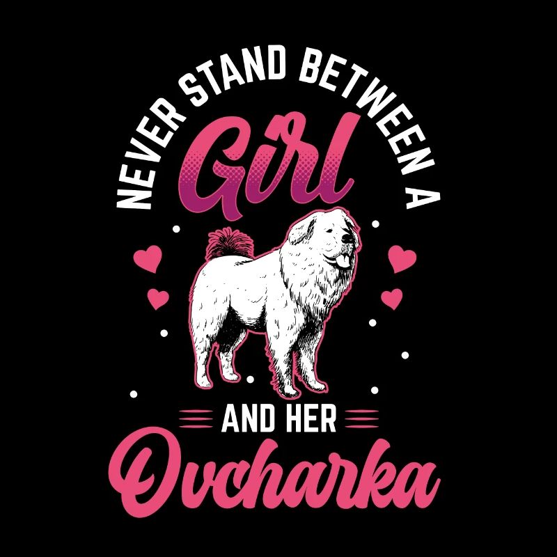 Mädchen und ihr Owtscharka Kaukasischer Owtscharka