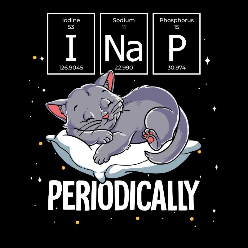 Schlafende Katze Ich mache regelmäßig ein Nickerchen