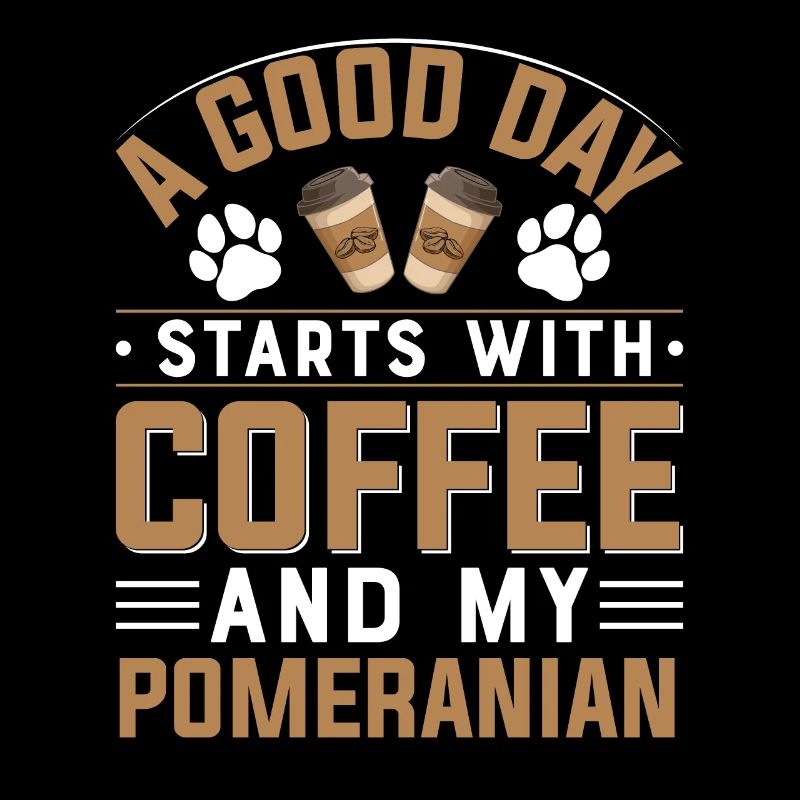 Coffee Dwarf Spitz Pomeranian Pomeranian Caffeine