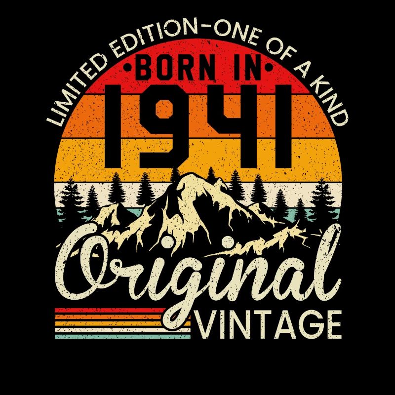 Né en 1941 Original Vintage