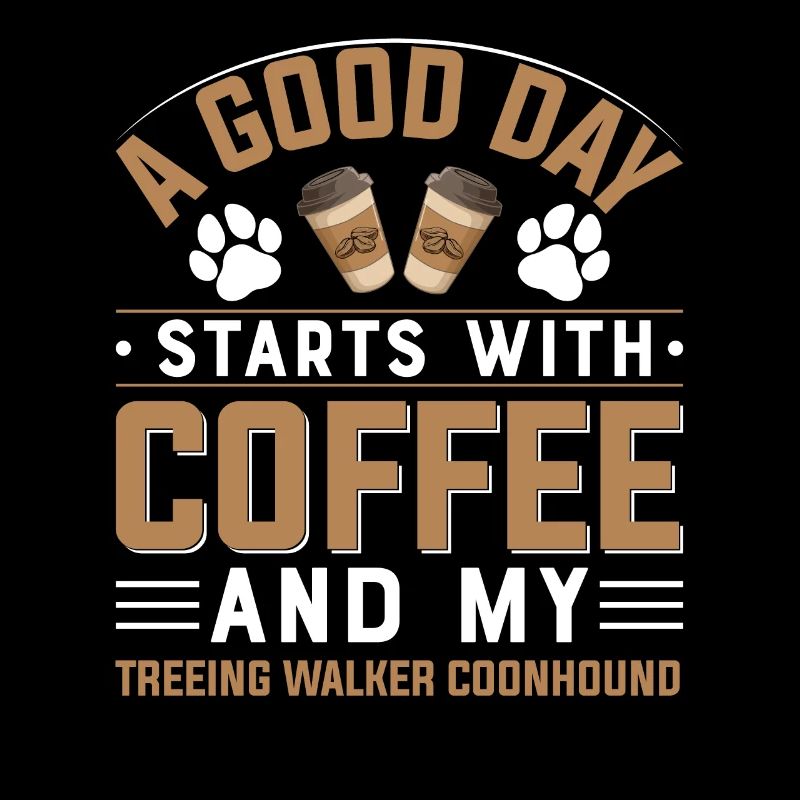 Treeing Walker Coonhound Coffee Drinking Caffeine