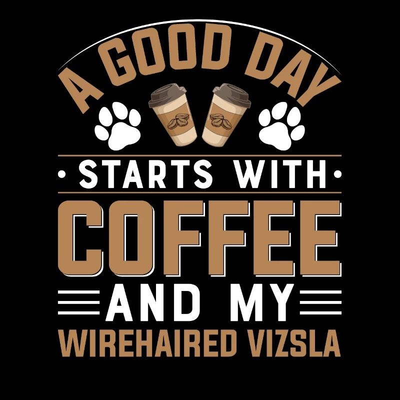 Wire-haired Hungarian Pointer Coffee