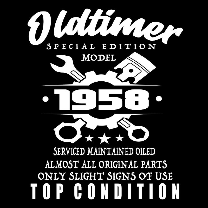 Oldtimer Special Edition Modell 1958 Geburtstag