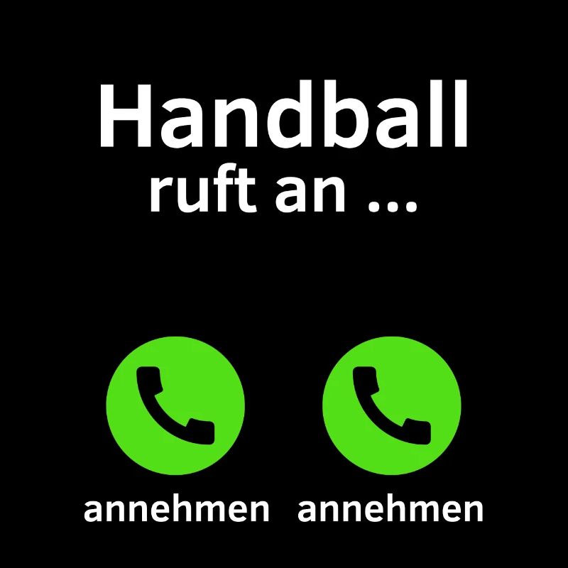 Handball ruft an - annehmen oder annehmen?