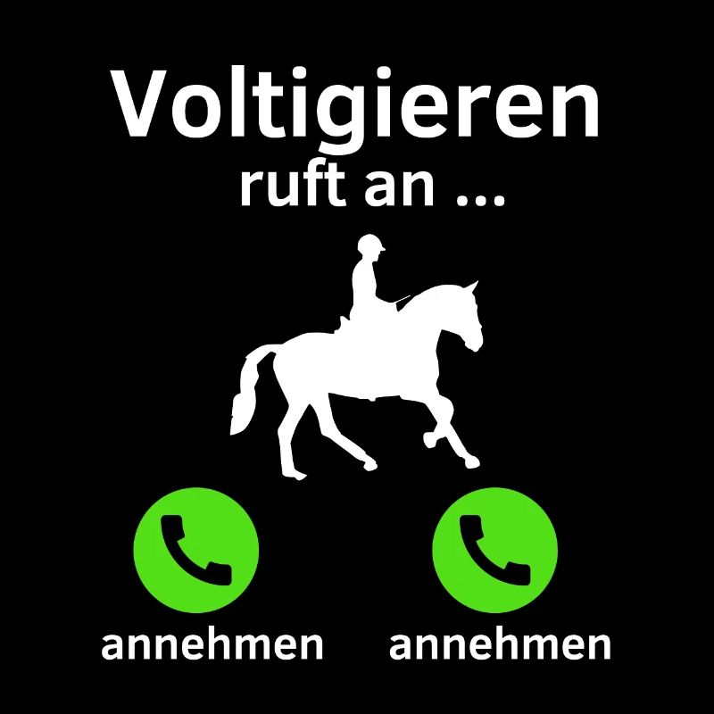Voltigieren ruft an - annehmen oder annehmen?