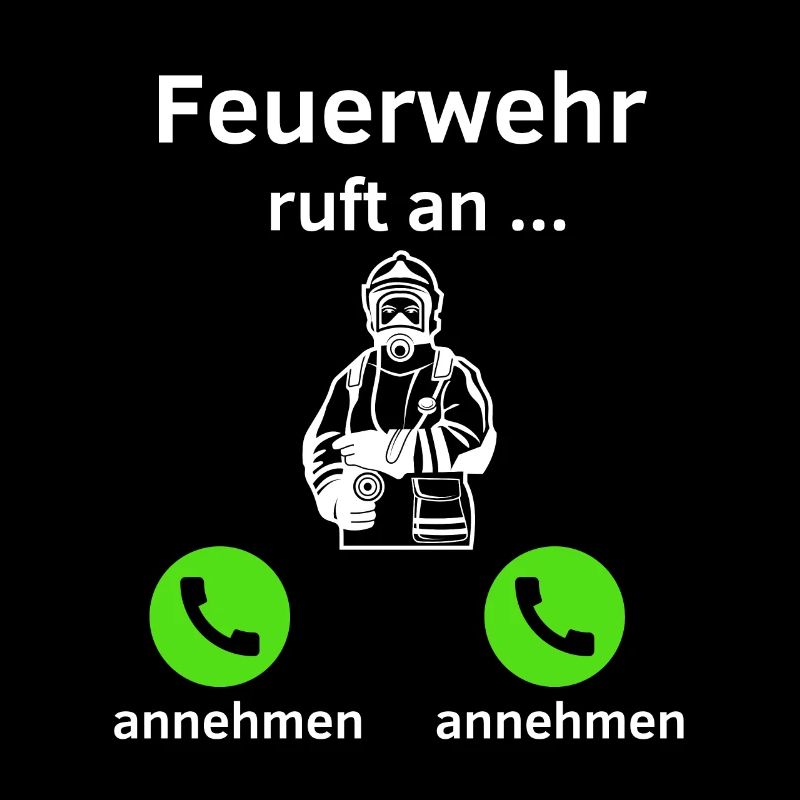 Feuerwehr ruft an - annehmen oder annehmen?