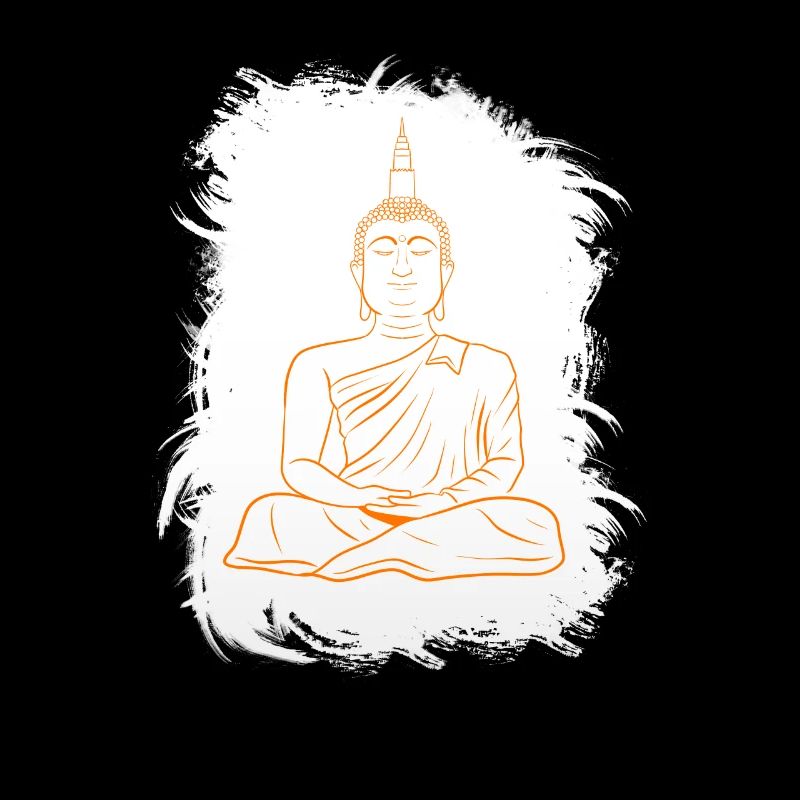 Bouddha Moine Namaste Bouddhisme I Don