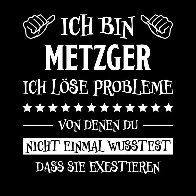 Metzger Beruf Lustiger Spruch Fleischer Geschenk