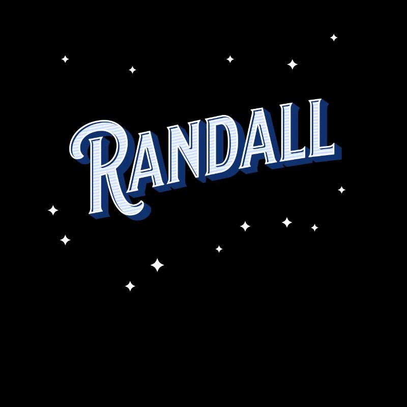 Randall's name personalized