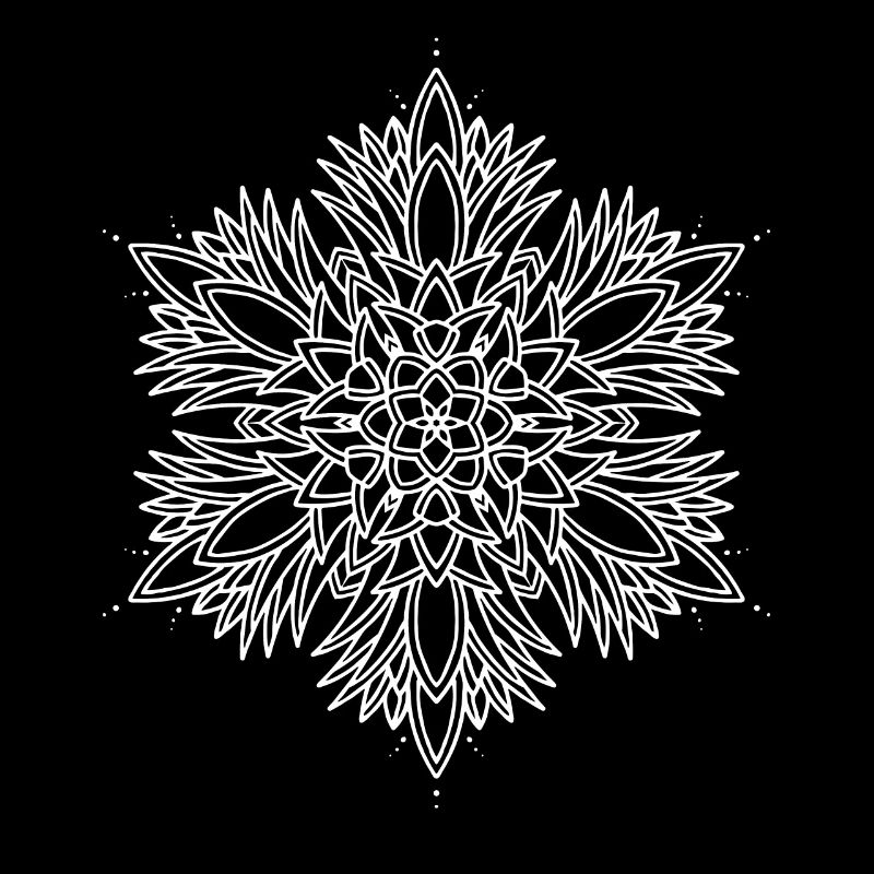 Pine cone Mandala