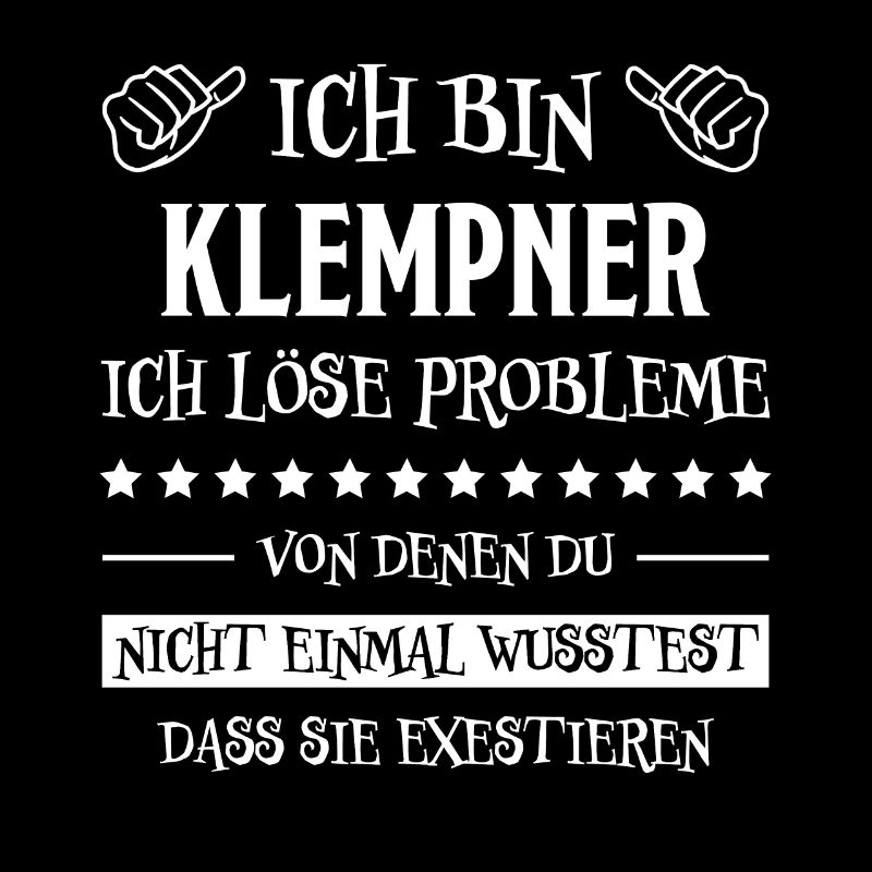 Klempner Beruf Lustiger Spruch Klempner Geschenk
