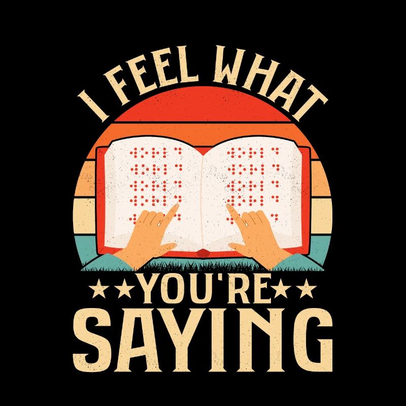 Je sens ce que vous dites points braille cécité