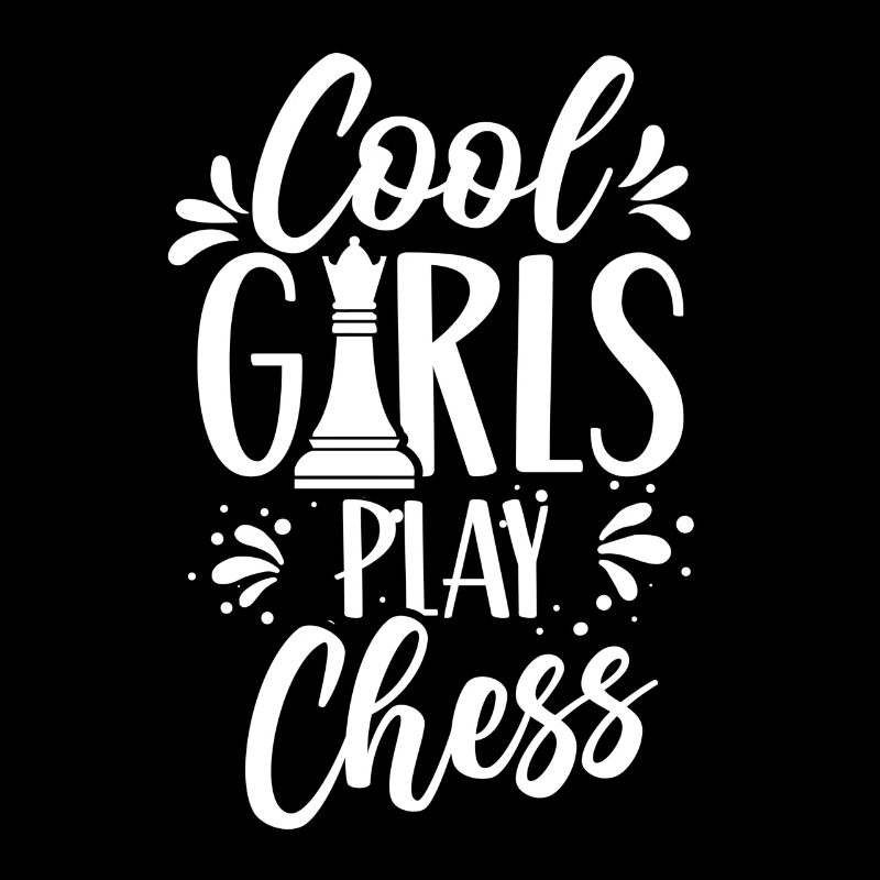 Les filles cool jouent aux échecs