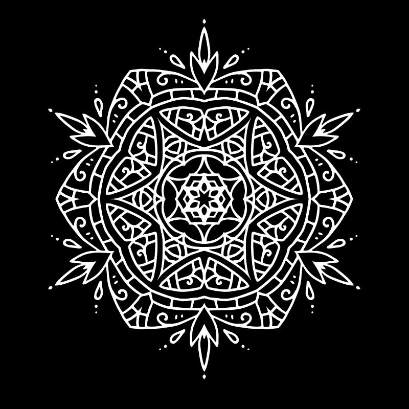 mandala fleuri