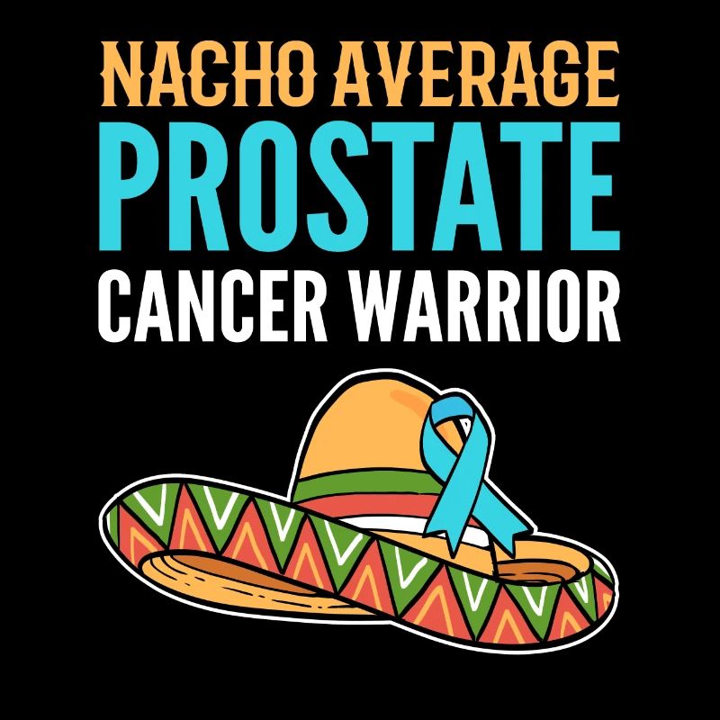 Nacho Average Prostate Cancer Warrior Bleu clair