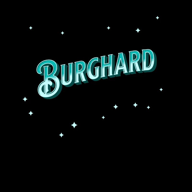 Burghard name personalized