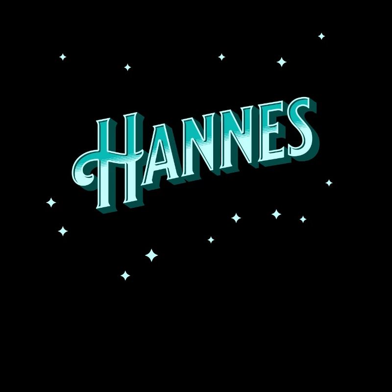 Hannes' name personalized