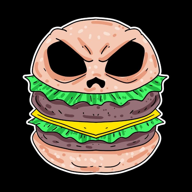 Schädel Burger
