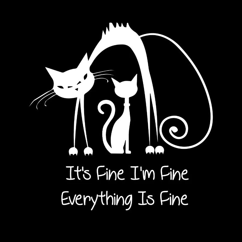 It's Fine I'm Fine Everything Is Fine funny