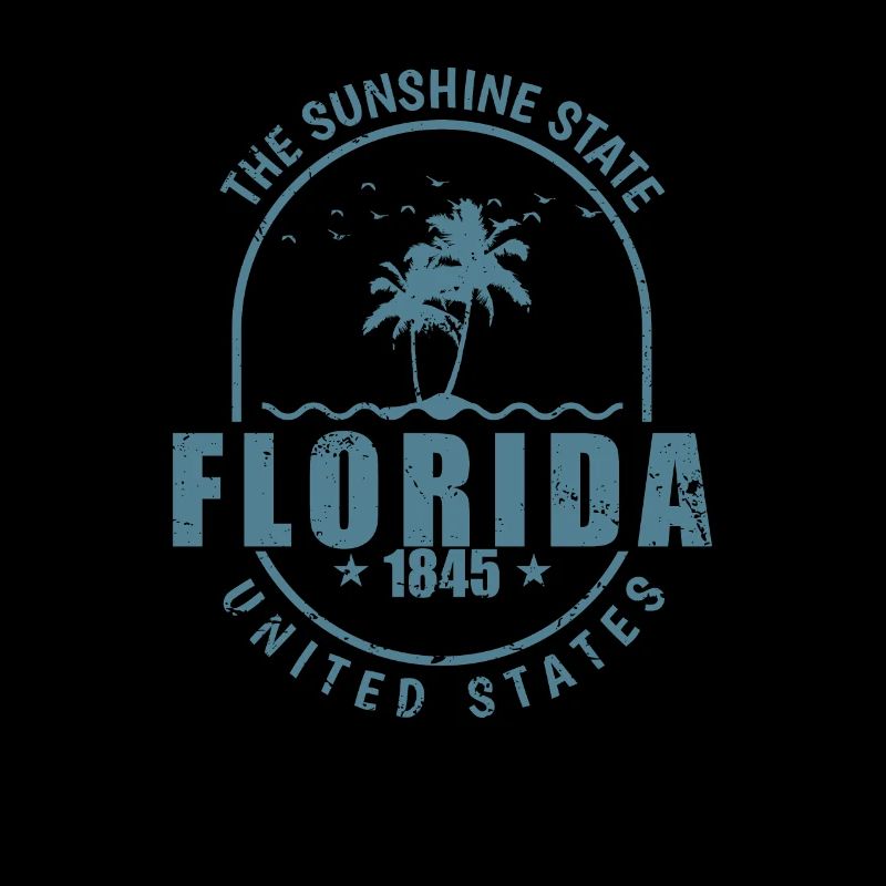 Floride The Sunshine State 1845 États-Unis