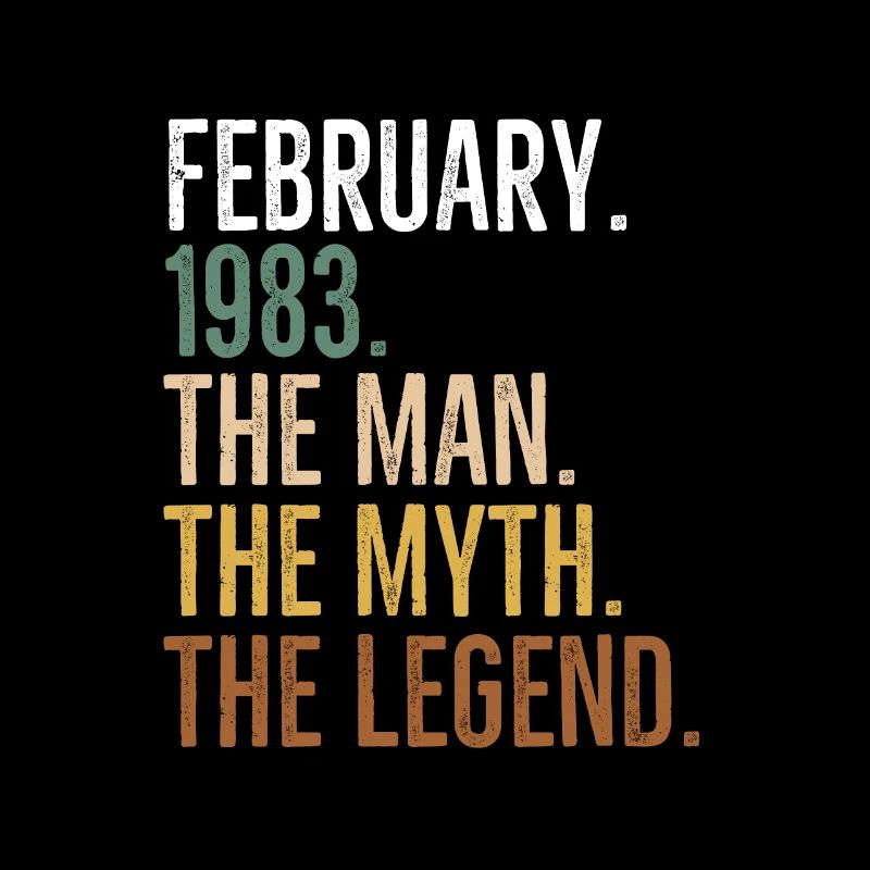 February 1983 The Man The Myth The Legend