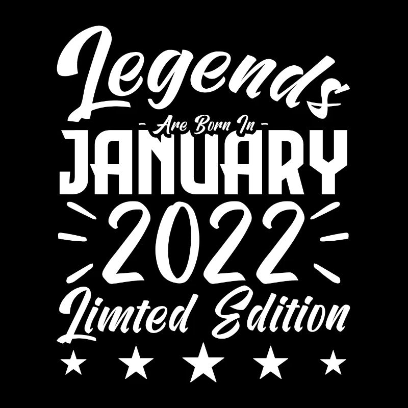 Naissance En Janvier 2022. Cadeau d'anniversaire.