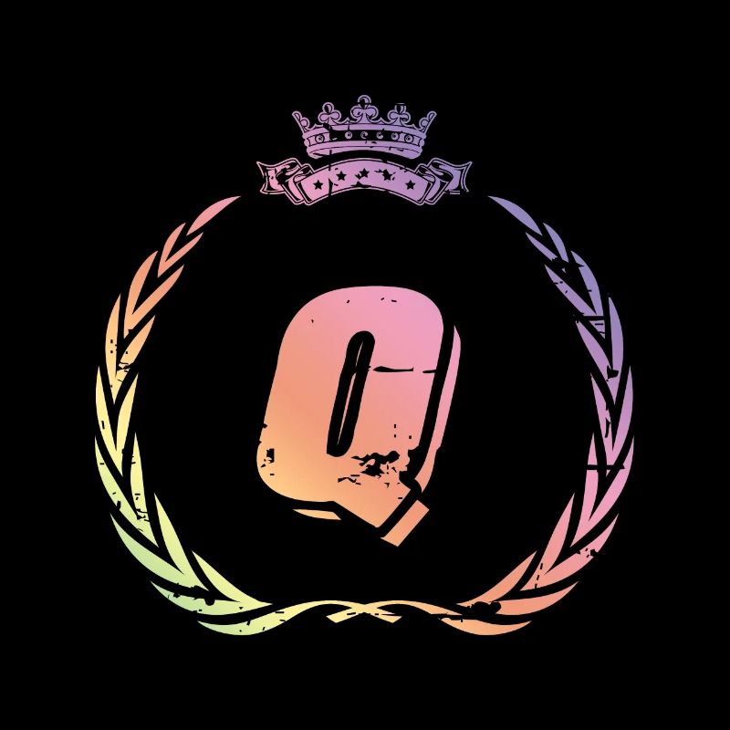Q Buchstabe Kranz
