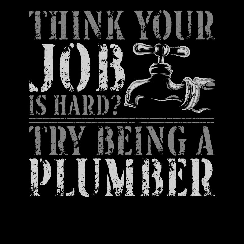 Plumbing Plumber Vintage Think