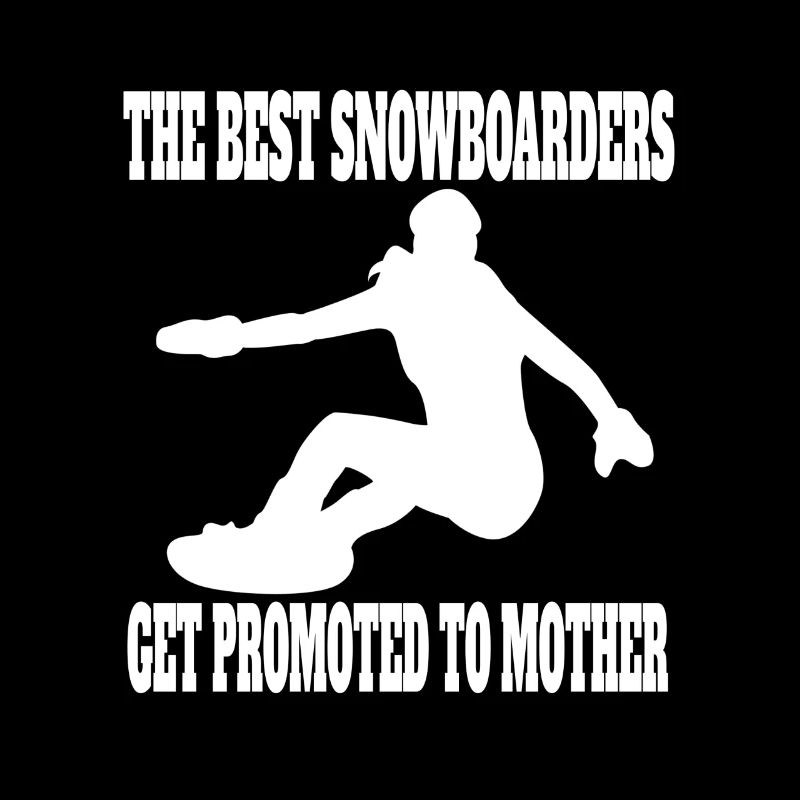 Snowboard Mama Snowboardfahrer Wintersport Mutter