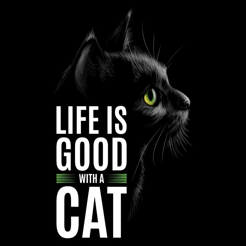 Das Leben Ist Gut Mit Einer Katze