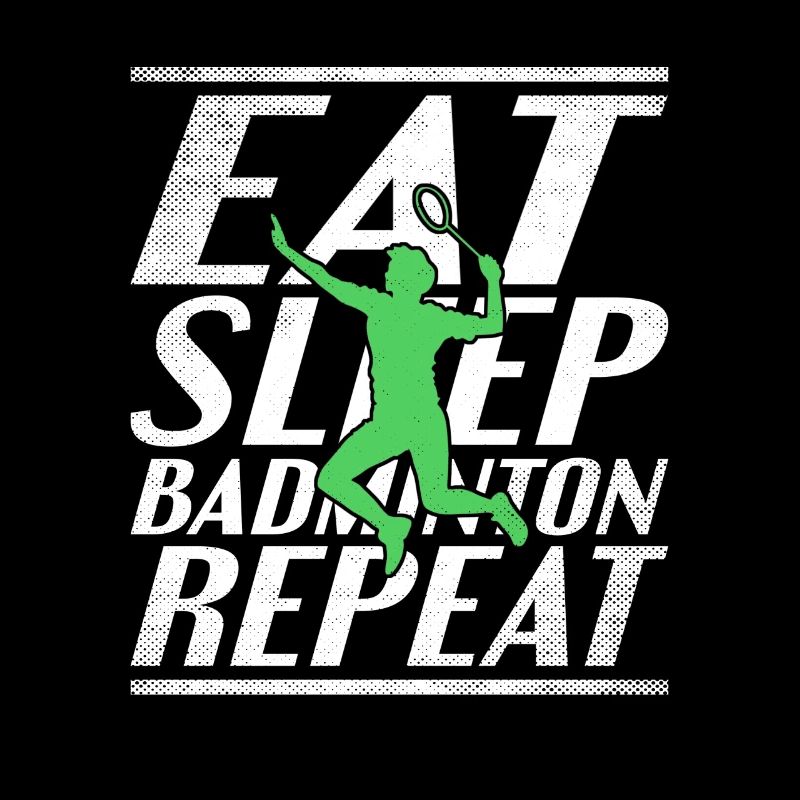 Manger du badminton endormi