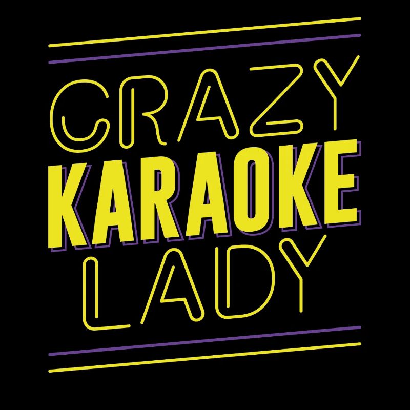 Karaoke Singer Crazy Karaoke Lady