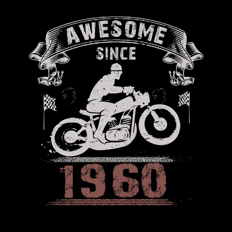 Awesome since 1960, Biker 63. Geburtstag