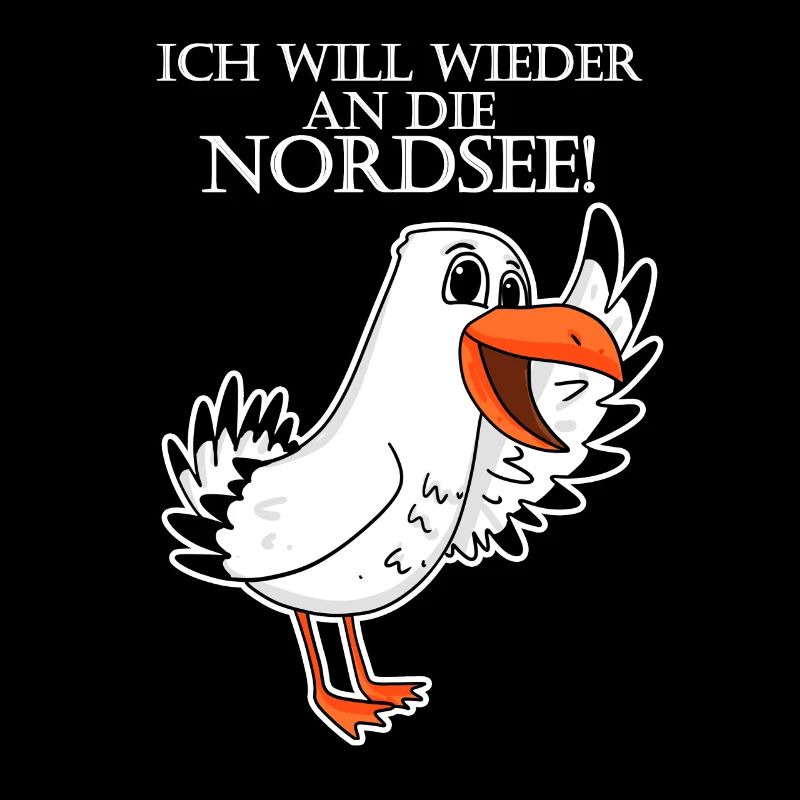 Nordsee Plattdeutsch Spruch Moin Möwe