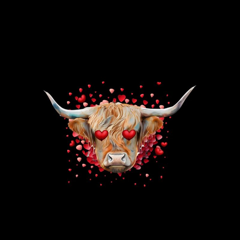 Cadeau de la Saint-Valentin des vaches