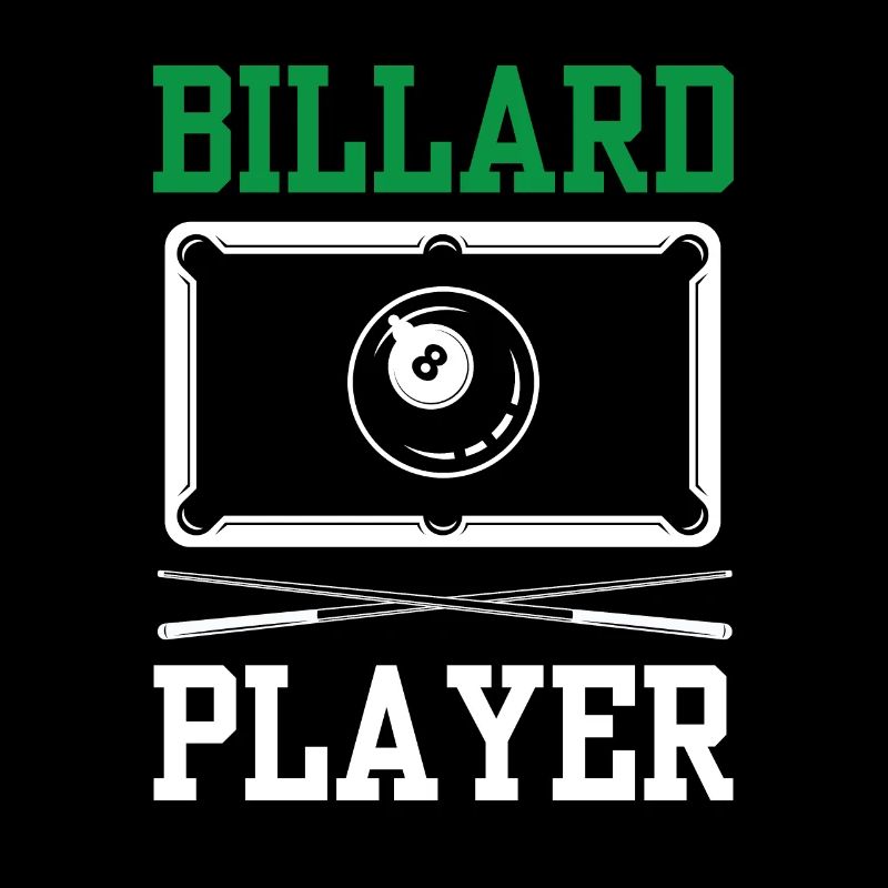 Billiard Player Lovers Pool Billards