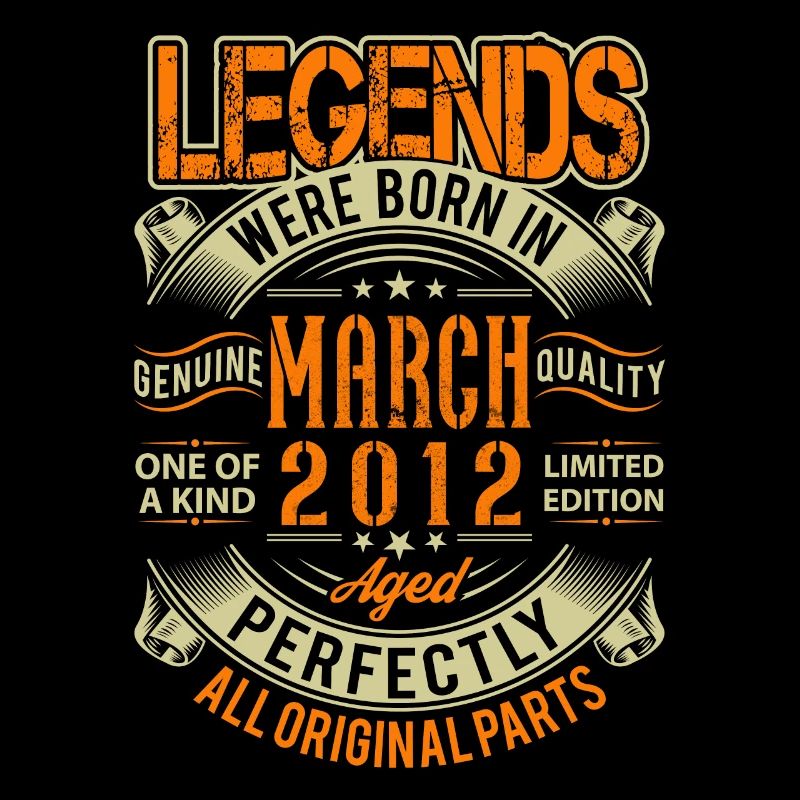 2012 Mars Anniversaire Légende