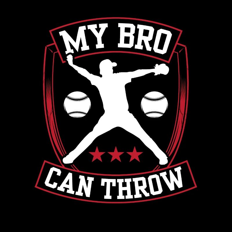 Mein Bruder Kann Werfen Pitcher Baseball Werfer
