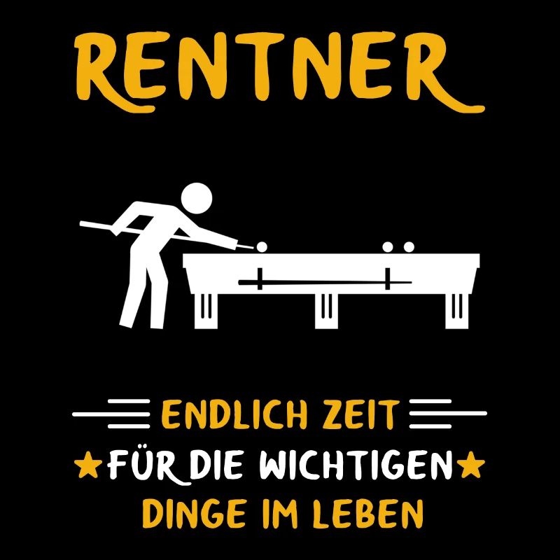 Rentner Rente Rentenbeginn Billard